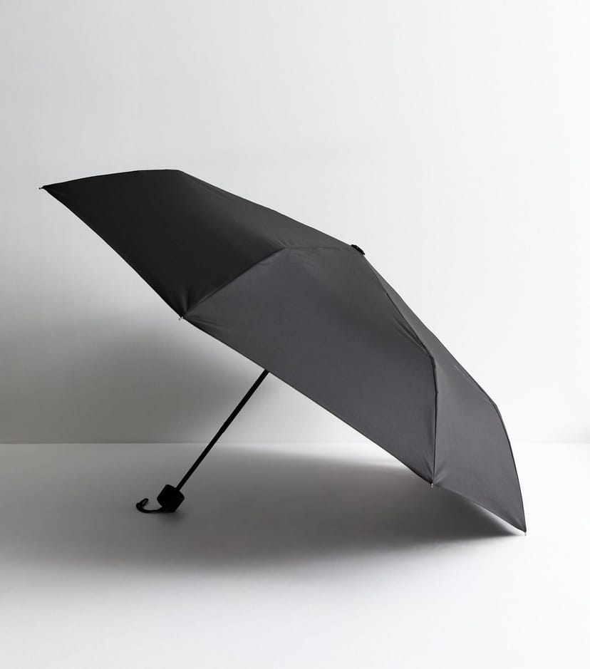 New Look Black Umbrella With Cover New Look - 1