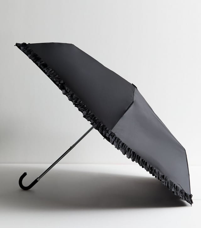 New Look Black Umbrella With Cover New Look - 2