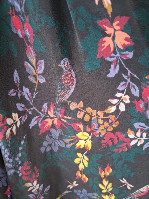 Monsoon Multi-Colour Floral Silk Dress Size 22