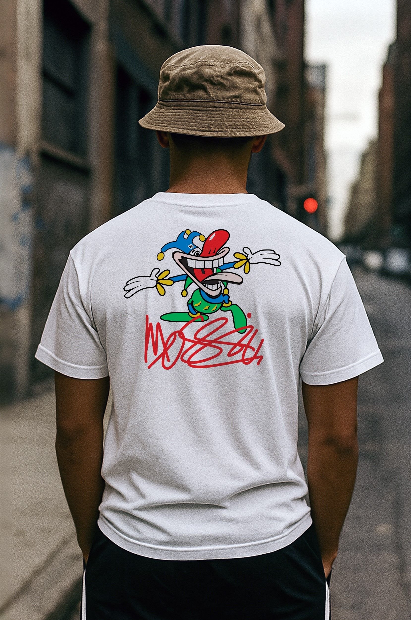 Mossimo Mossimo Men's Jester T-Shirt in White - 3