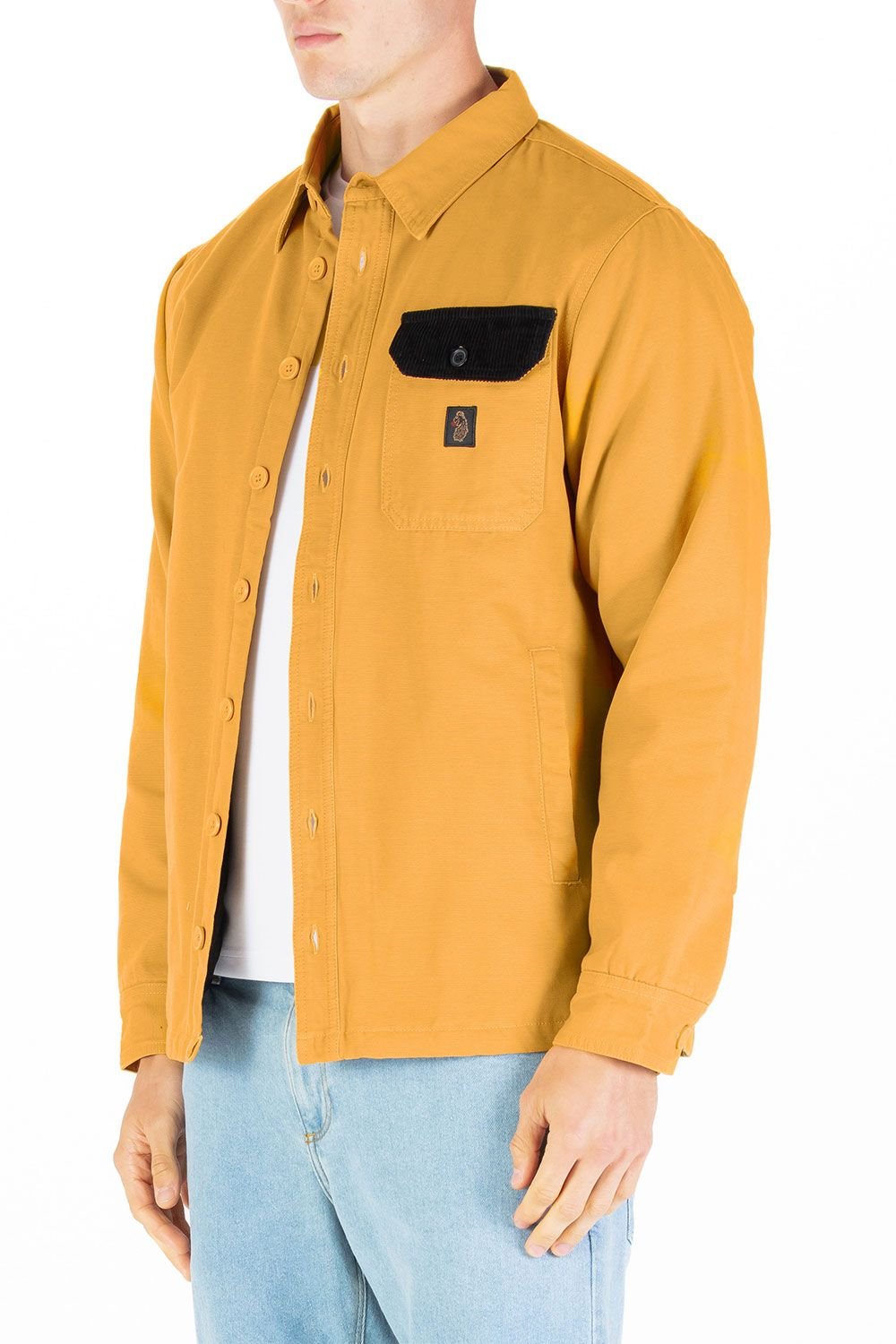 Luke 1977 Luke 1977 Men's Bala 1000 Button Shacket in Yellow - 3