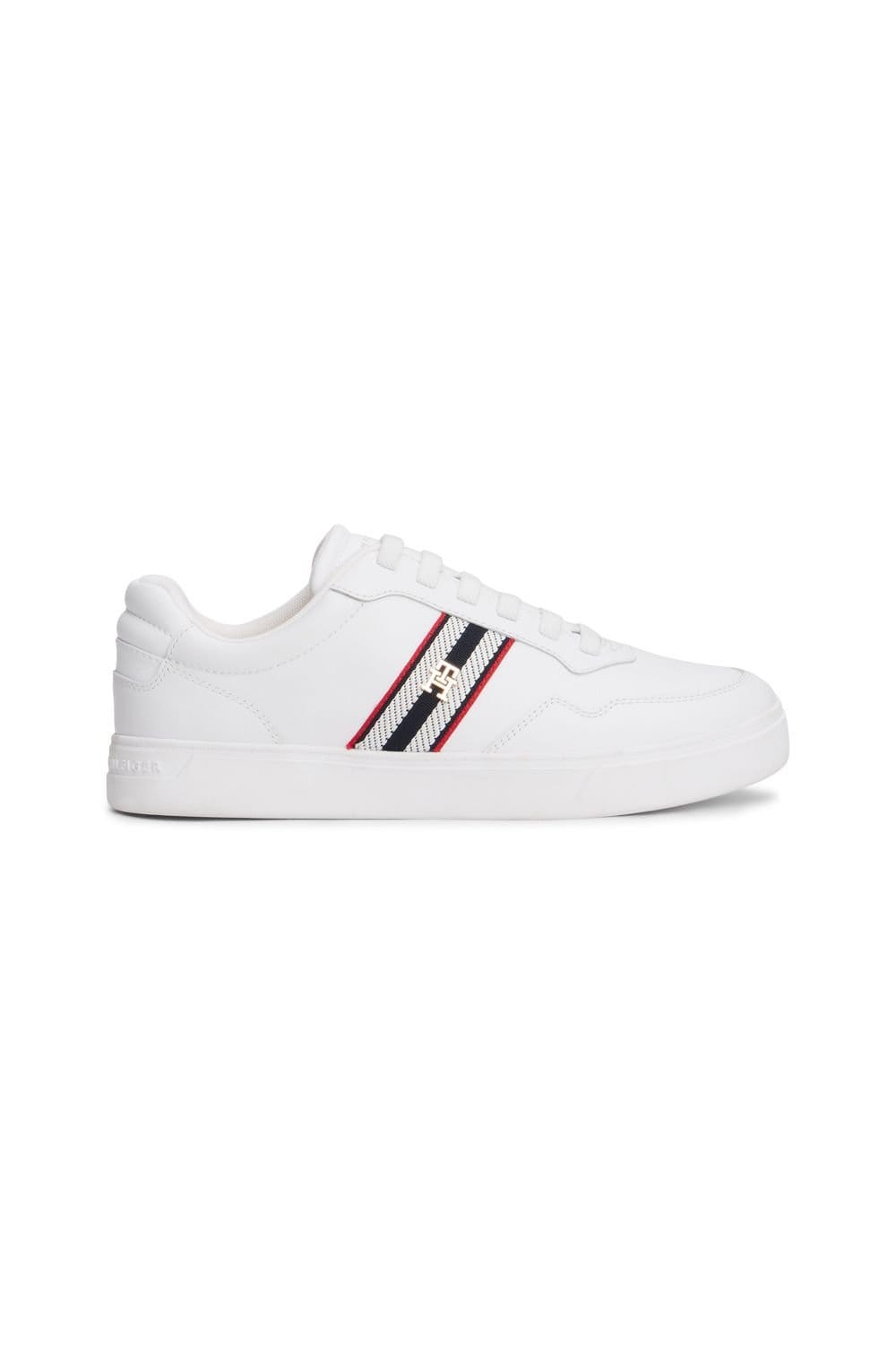 Tommy Hilfiger Tommy Hilfiger Women's Th Webbing Cupsole White - 4