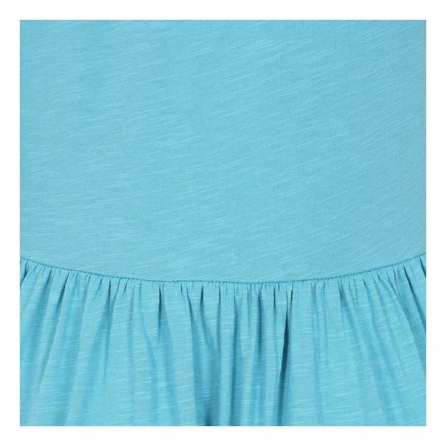Lazy Jacks Lazy Jacks Women's Long Gathered Dress in Pale Green - 3