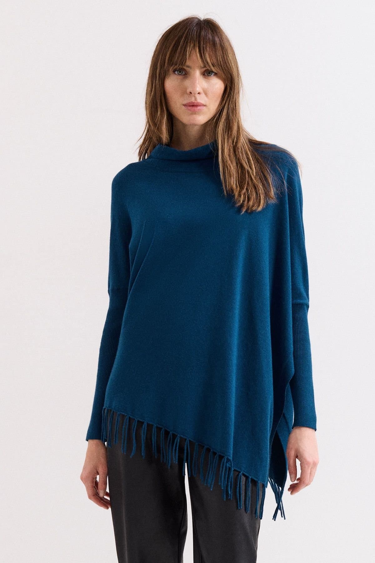Phase Eight Phase Eight Women's Athena Tassel Knit in Dark Blue