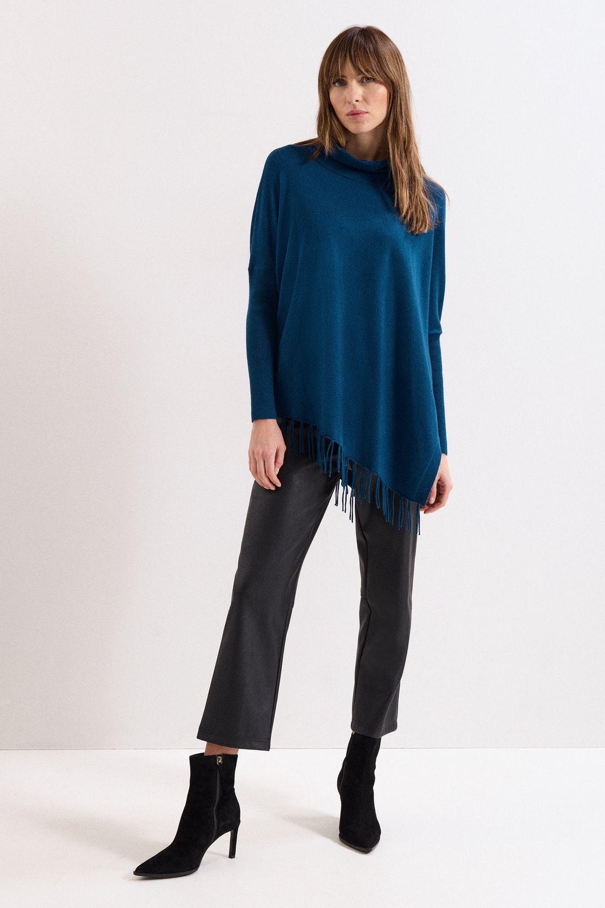 Phase Eight Phase Eight Women's Athena Tassel Knit in Dark Blue - 3