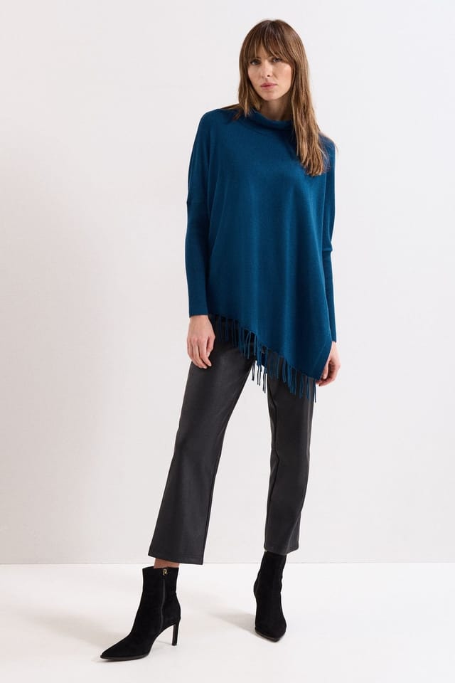 Phase Eight Phase Eight Women's Athena Tassel Knit in Dark Blue - 3