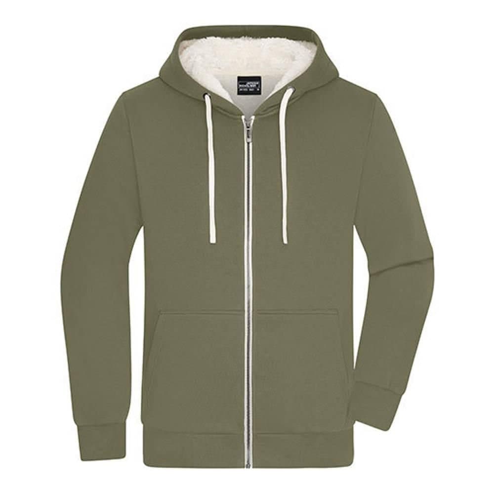 James and Nicholson James and Nicholson Men's Doubleface Jacket in Olive