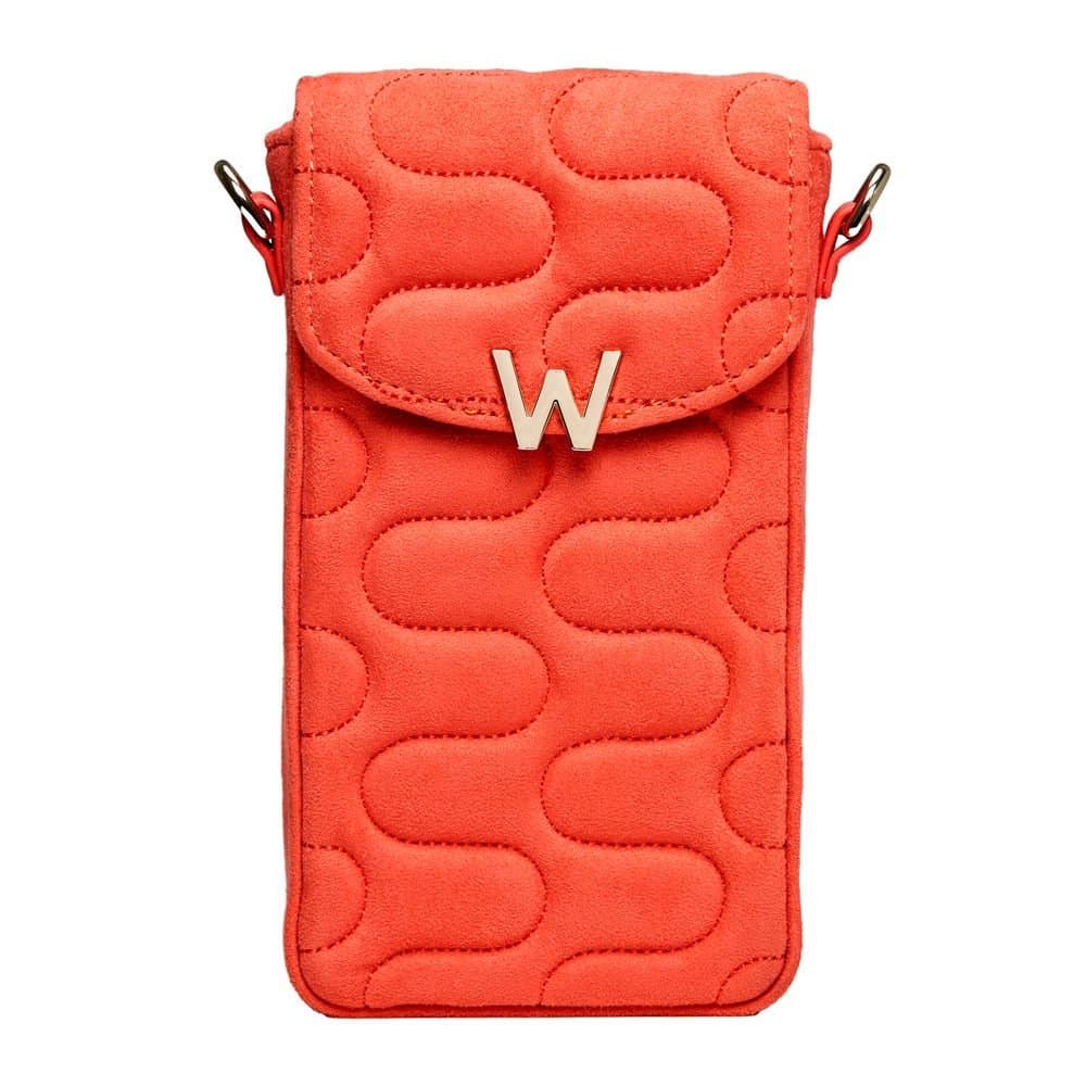Wolf WOLF Women's Mimi Swirl Phone Bag in Light Red