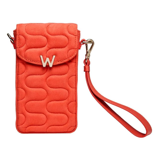 Wolf WOLF Women's Mimi Swirl Phone Bag in Light Red - 2