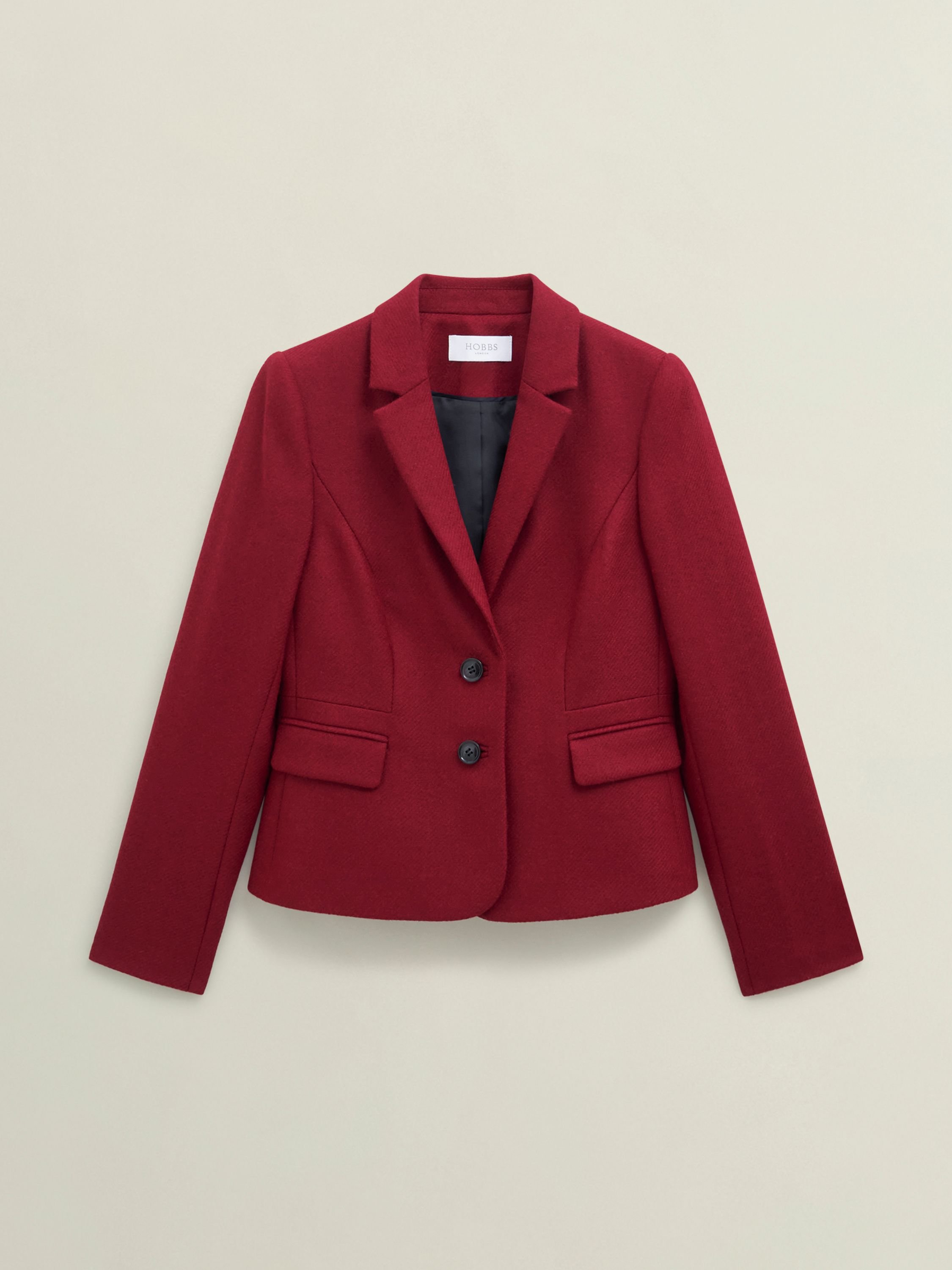 Hobbs London Hobbs London Women's Hackness Jacket in Wine - 2