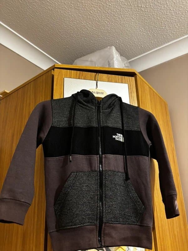 The North Face 2 Piece Bundle! The North Face Hoodie + Black Denim Shorts