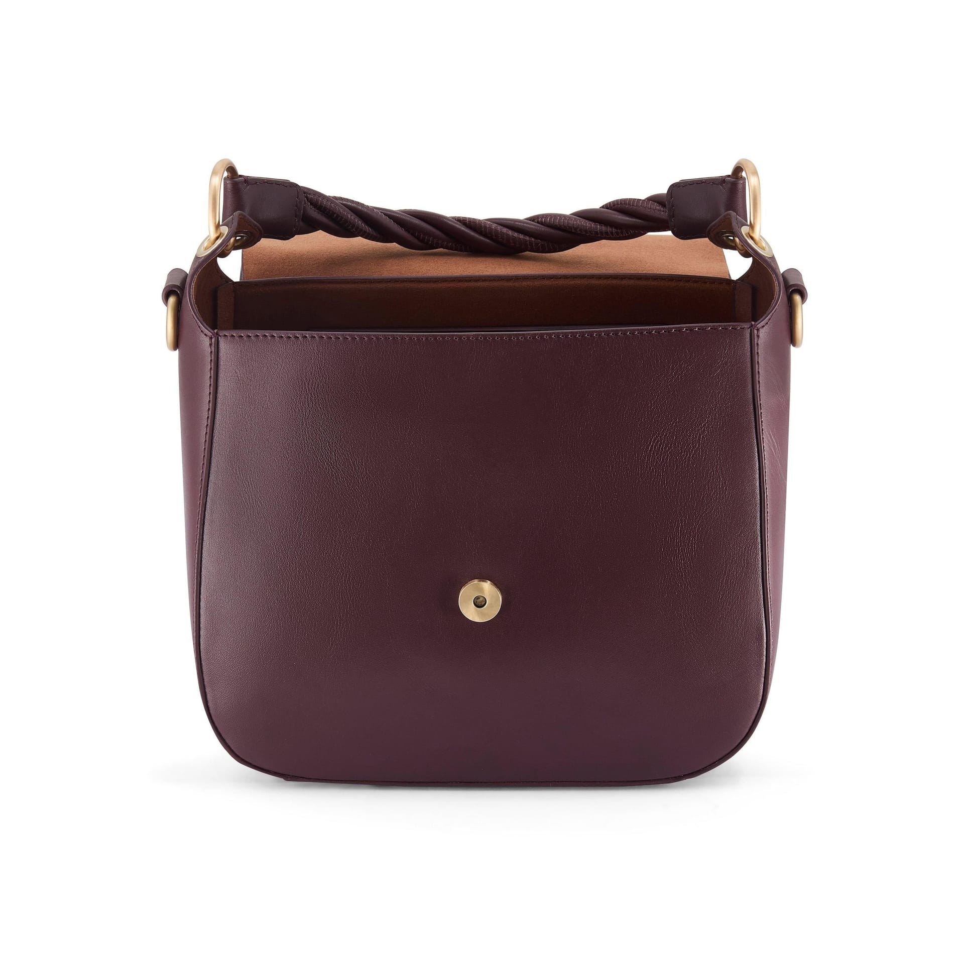 Clarks Clarks Women's Twist Midi Burgundy Leather Shoulder Bag, Cross Body Bag - 4
