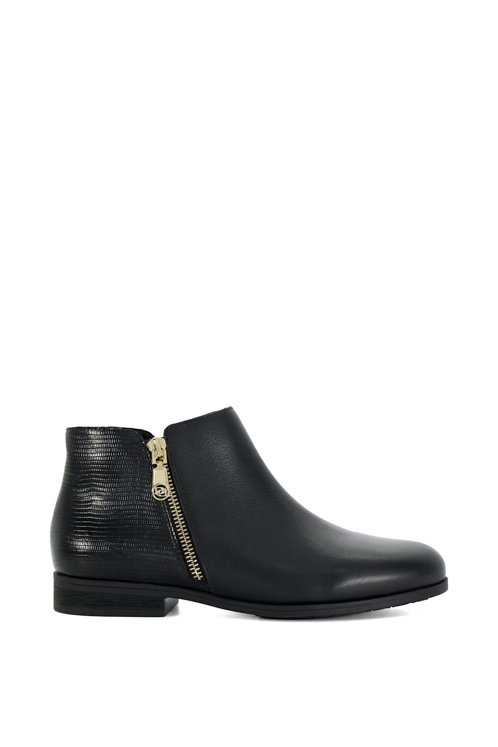 Dune London Dune London Women's Wide Fit 'Pandias' Leather Ankle Boots in Black - 2
