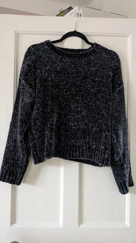 New Look Grey/Silver chenille jumper