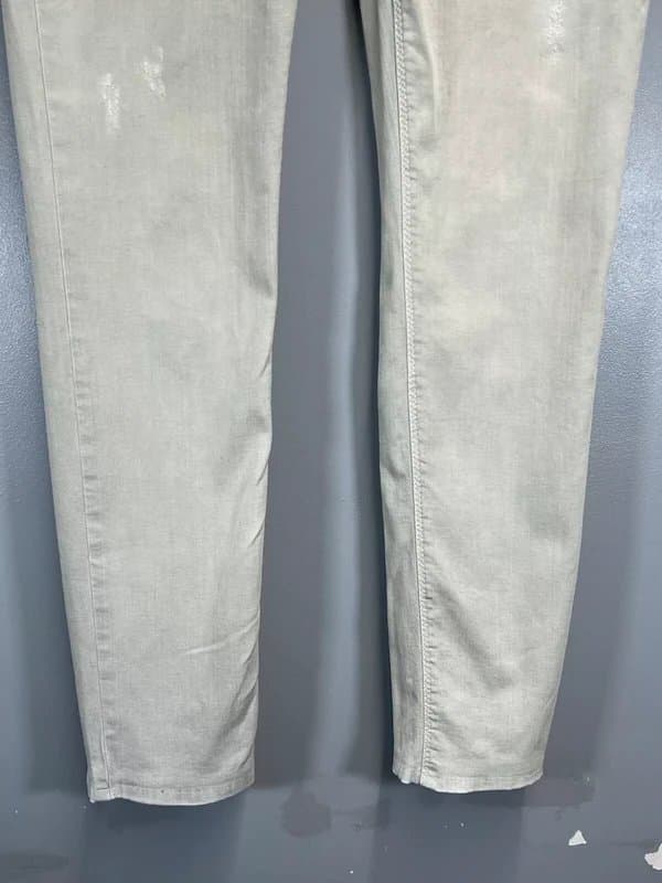 Mint Velvet Mint Velvet Skinny Jeans Womens Size UK 10 Long Pale Sage Green Denim W28