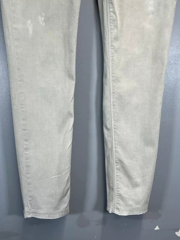 Mint Velvet Skinny Jeans In Pale Sage Green Denim - Women's Size