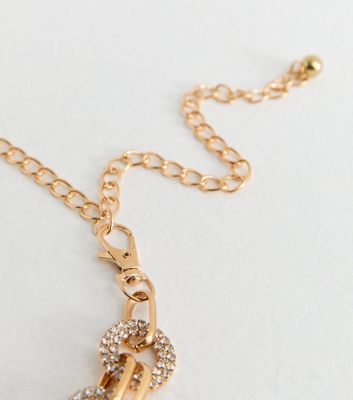 New Look Gold Diamante Embellished Circle Belt New Look - 4