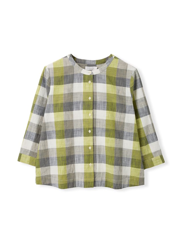 Celtic & Co Celtic & Co Women's Collarless Swing Blouse - 2