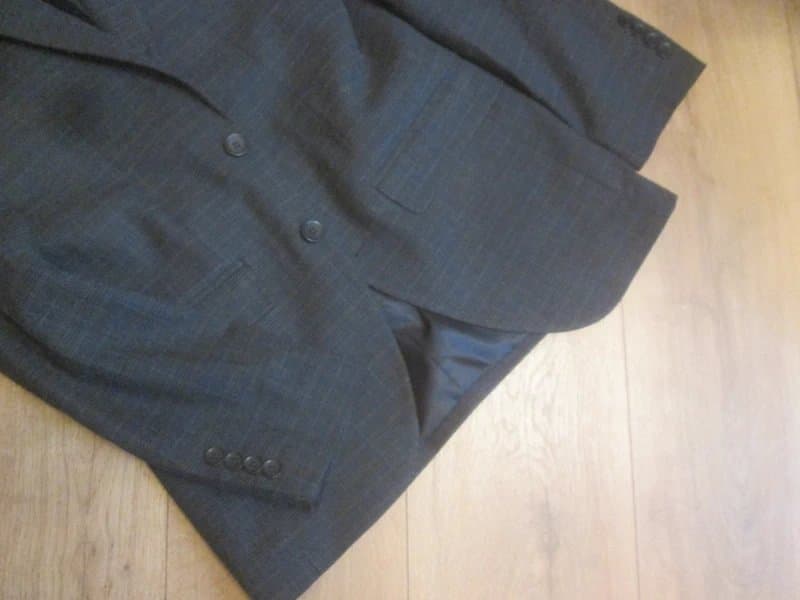 Marks & Spencer M&S size 34S Slim fit Navy Grey check tailored lined Jacket Brand new with tags