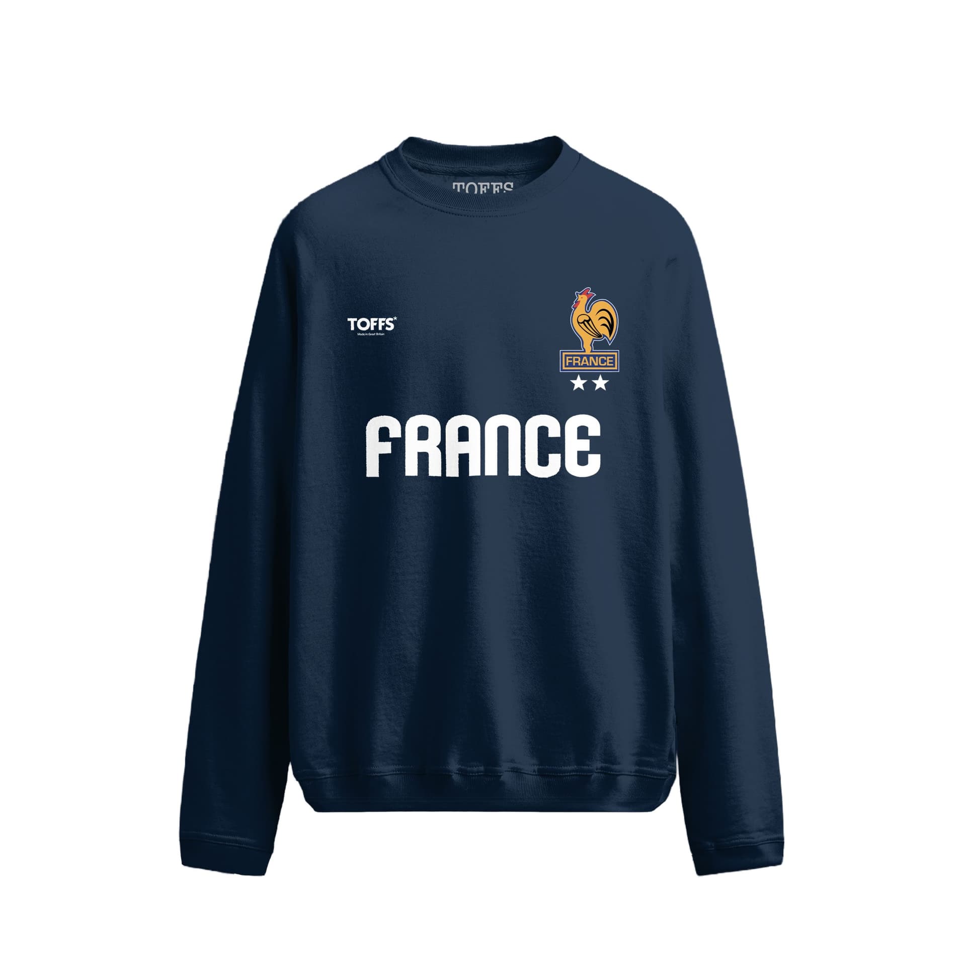 Toffs Football Toffs Football Men's France National Team Graphic Sweatshirt - Navy