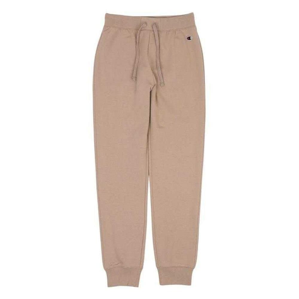 Champion Champion Women's Ribbed Cuff Jogging Bottoms in Beige