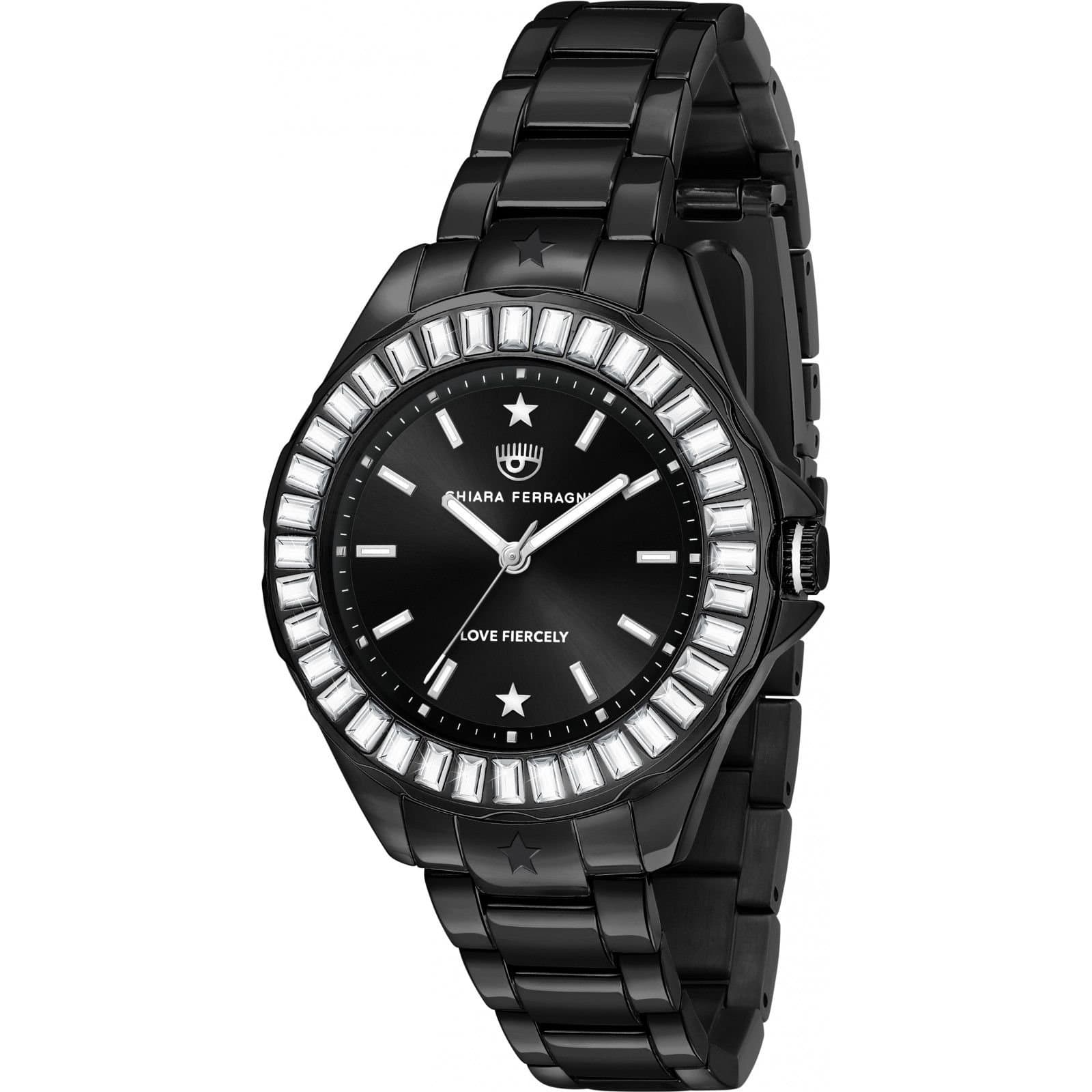 Chiara Ferragni Chiara Ferragni Black Quartz Watch for Women