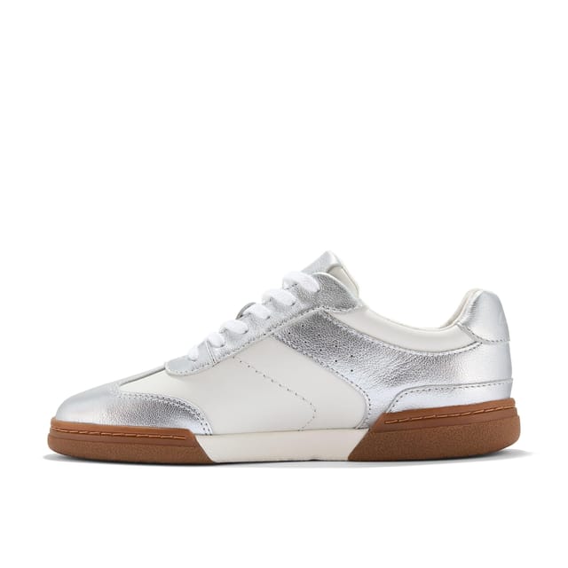 Clarks Clarks Women's Maseri Walk Metallic Combination Trainers in Silver - 2