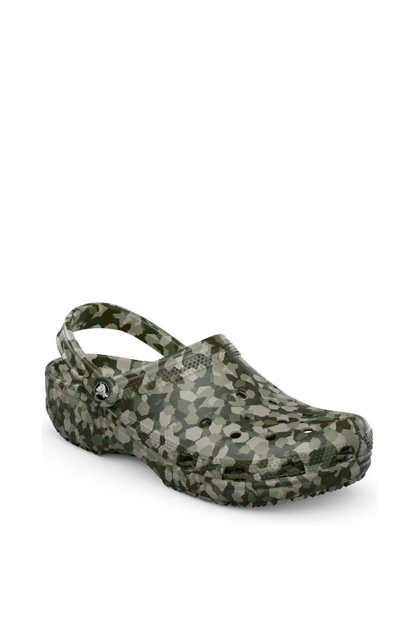 Crocs Crocs Men's Classic Confetti Clog in Green - 1