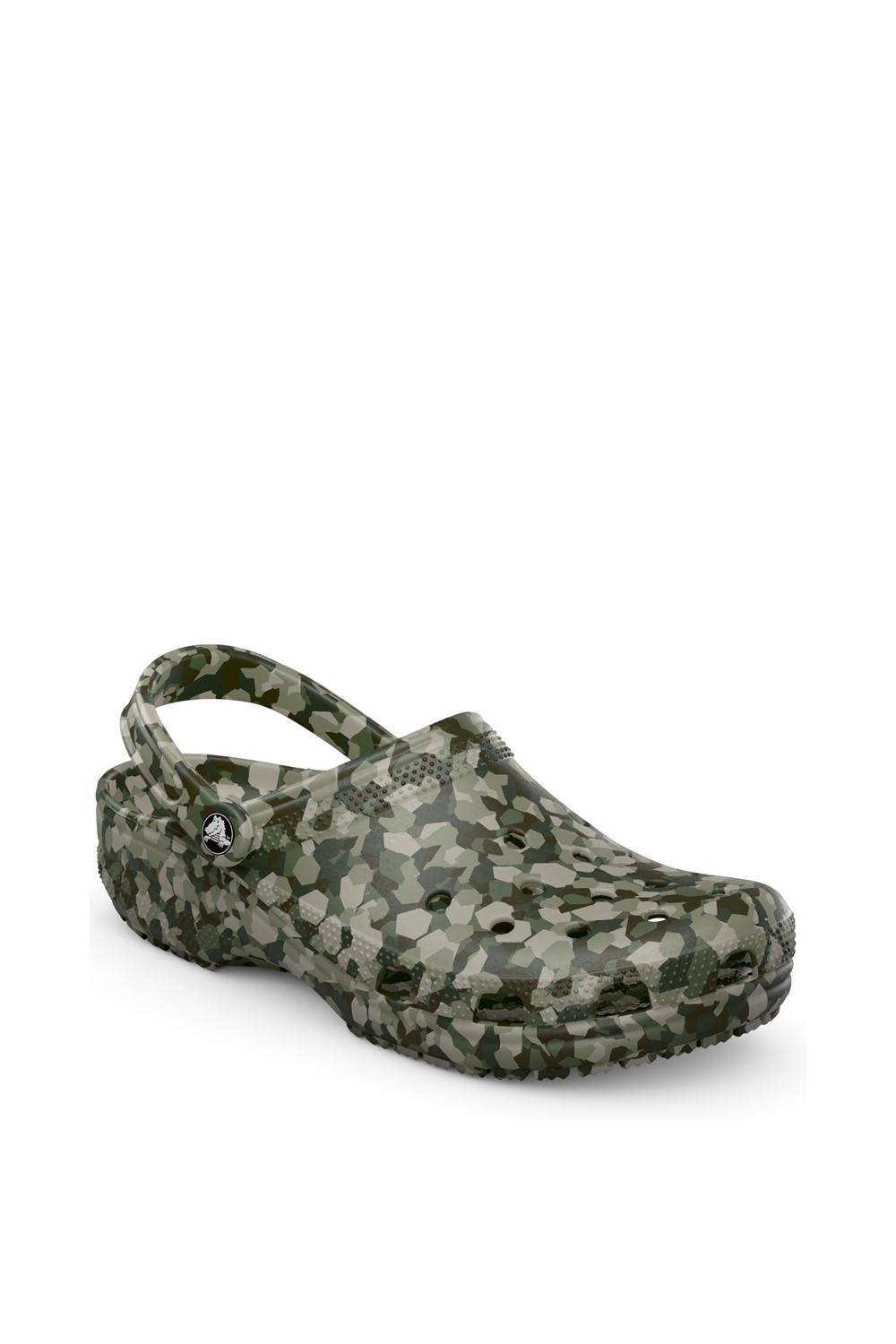 Crocs Crocs Men's Classic Confetti Clog in Green - 4