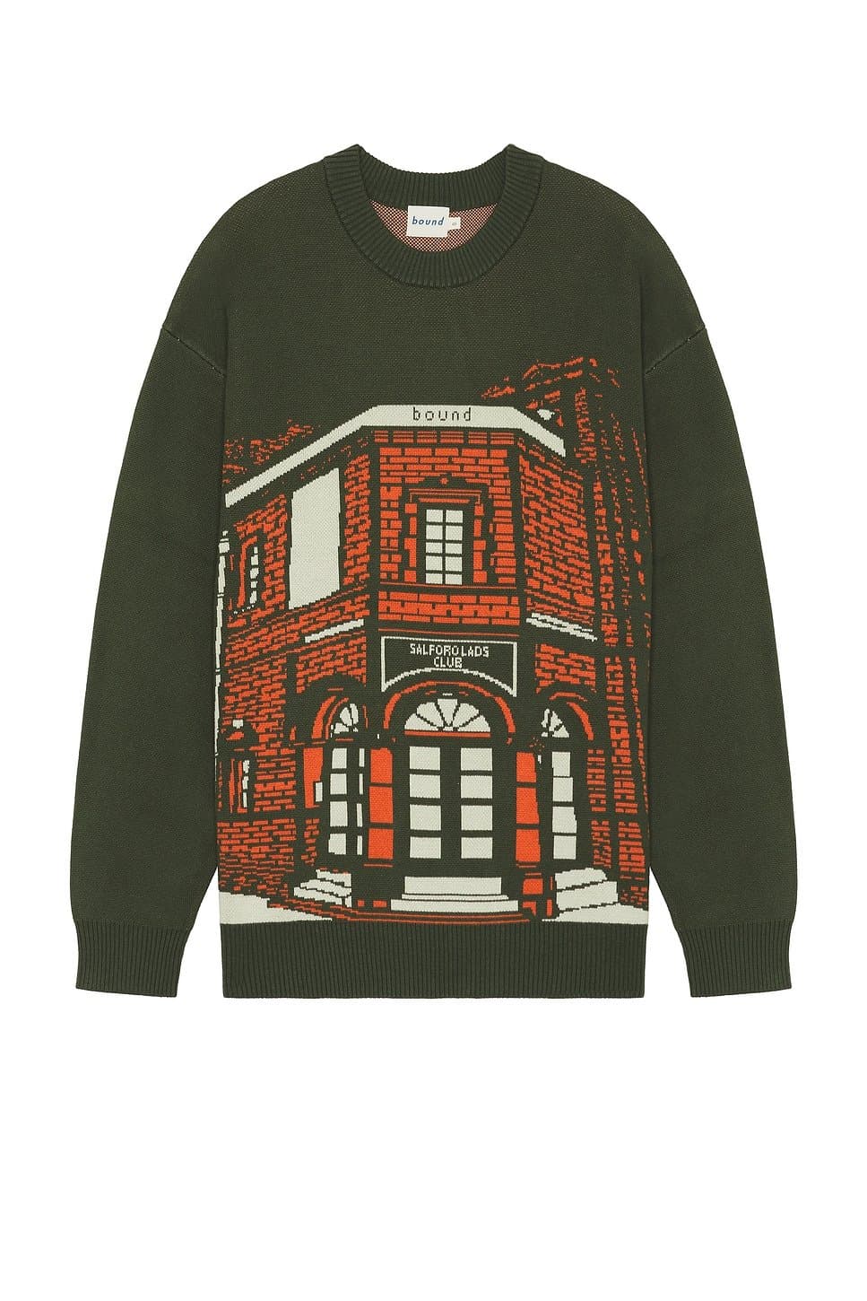 revolve Revolve Grey Knit Sweater by Salford Lads Club