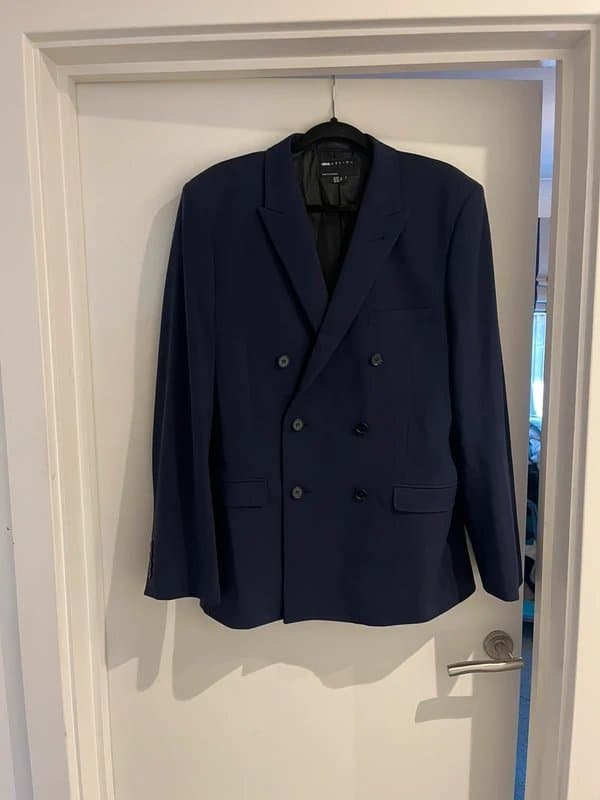 ASOS ASOS double breasted Navy blazer