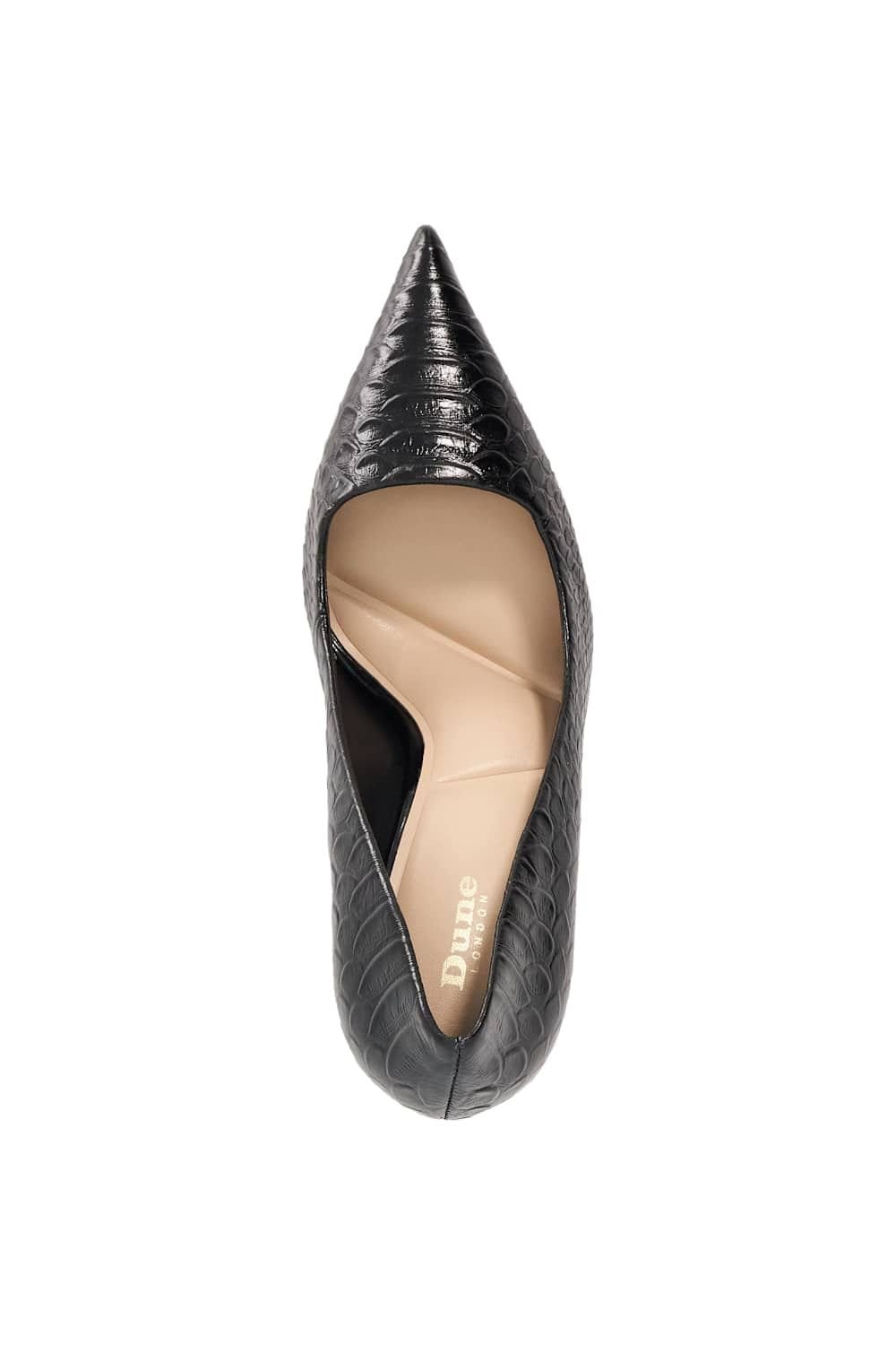 Dune London Dune London Women's 'Assured' Leather Court Shoes in Black - 4