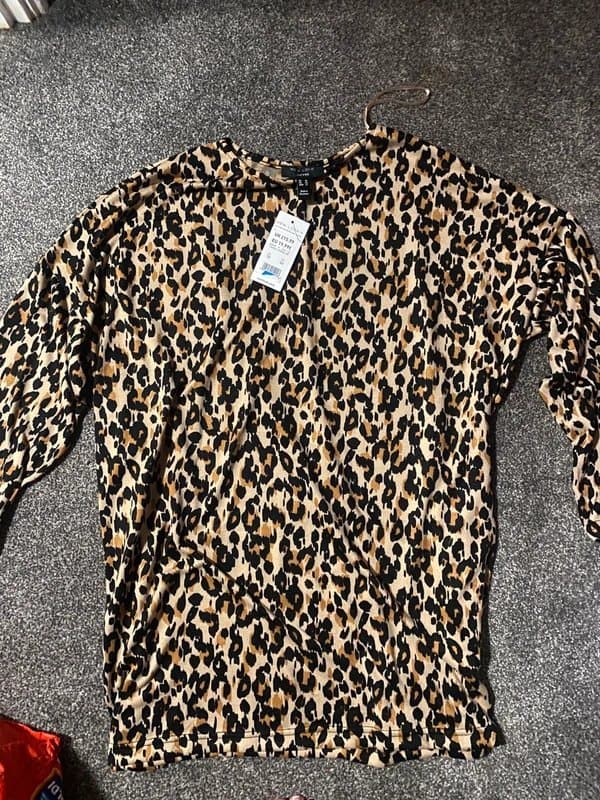 New Look leopard print jumper