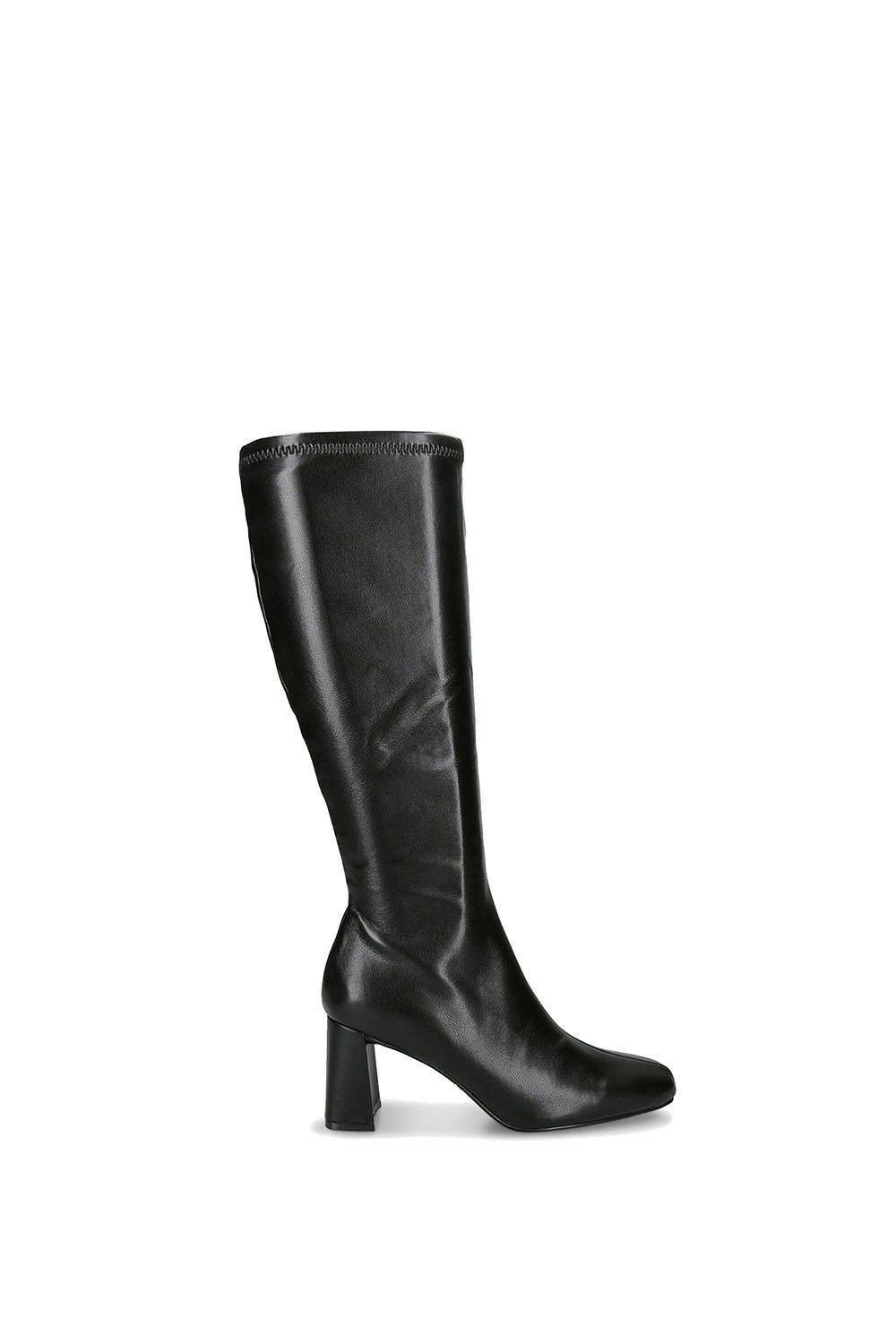 Steve Madden STEVE MADDEN Women's 'Holly Black Leather' Leather Boots - 2