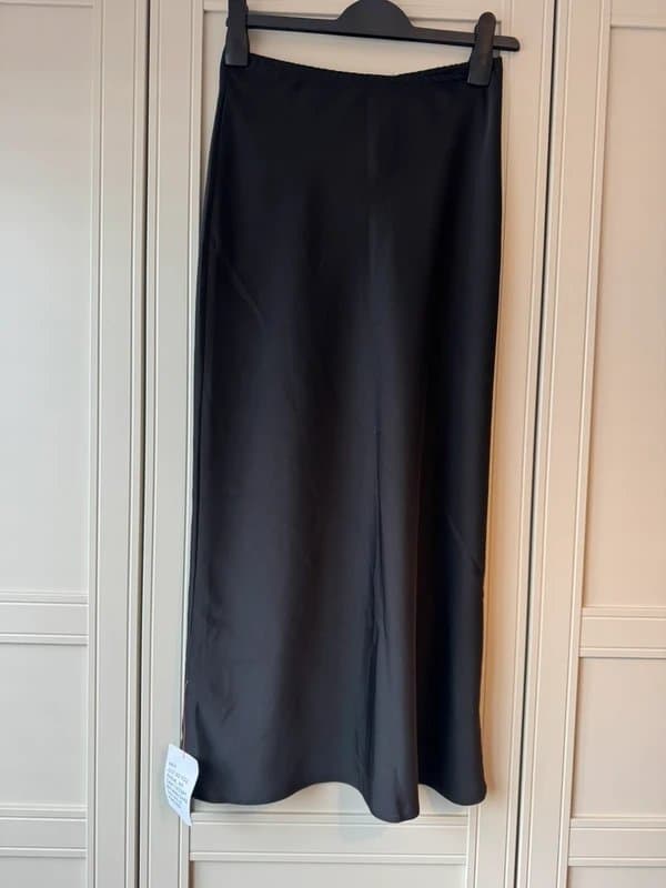ASOS Black Satin Skirt