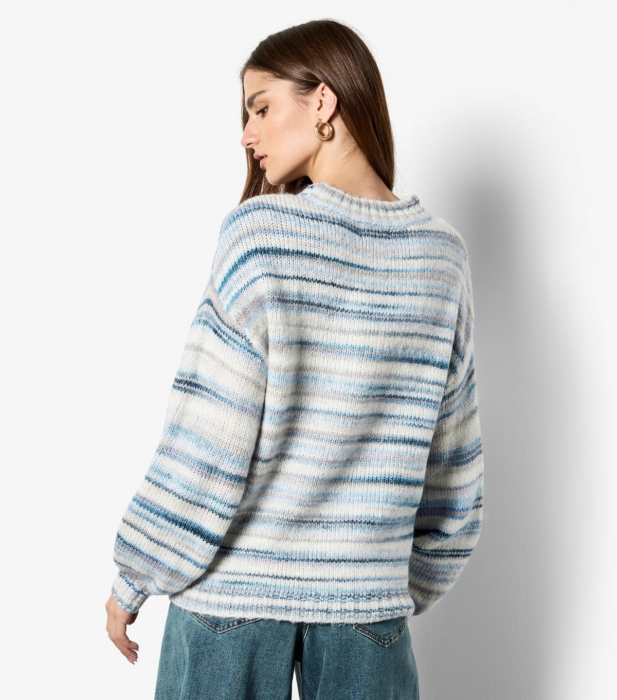 Apricot Women's Navy Multicoloured Stripe Jumper Apricot New Look - 3