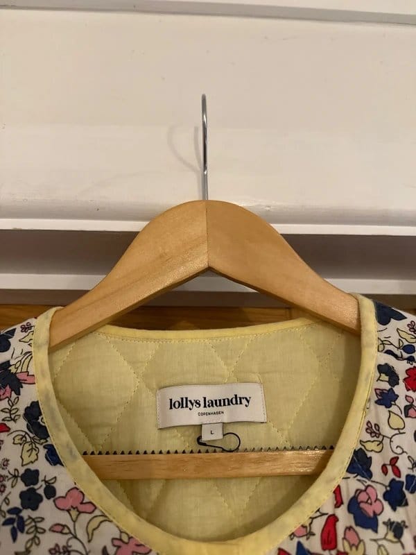 Lollys Laundry Lolly's Laundry Santiago Yellow Multicoloured Spring Floral Quilted Padded Cotton Waistcoat Gilet - 1