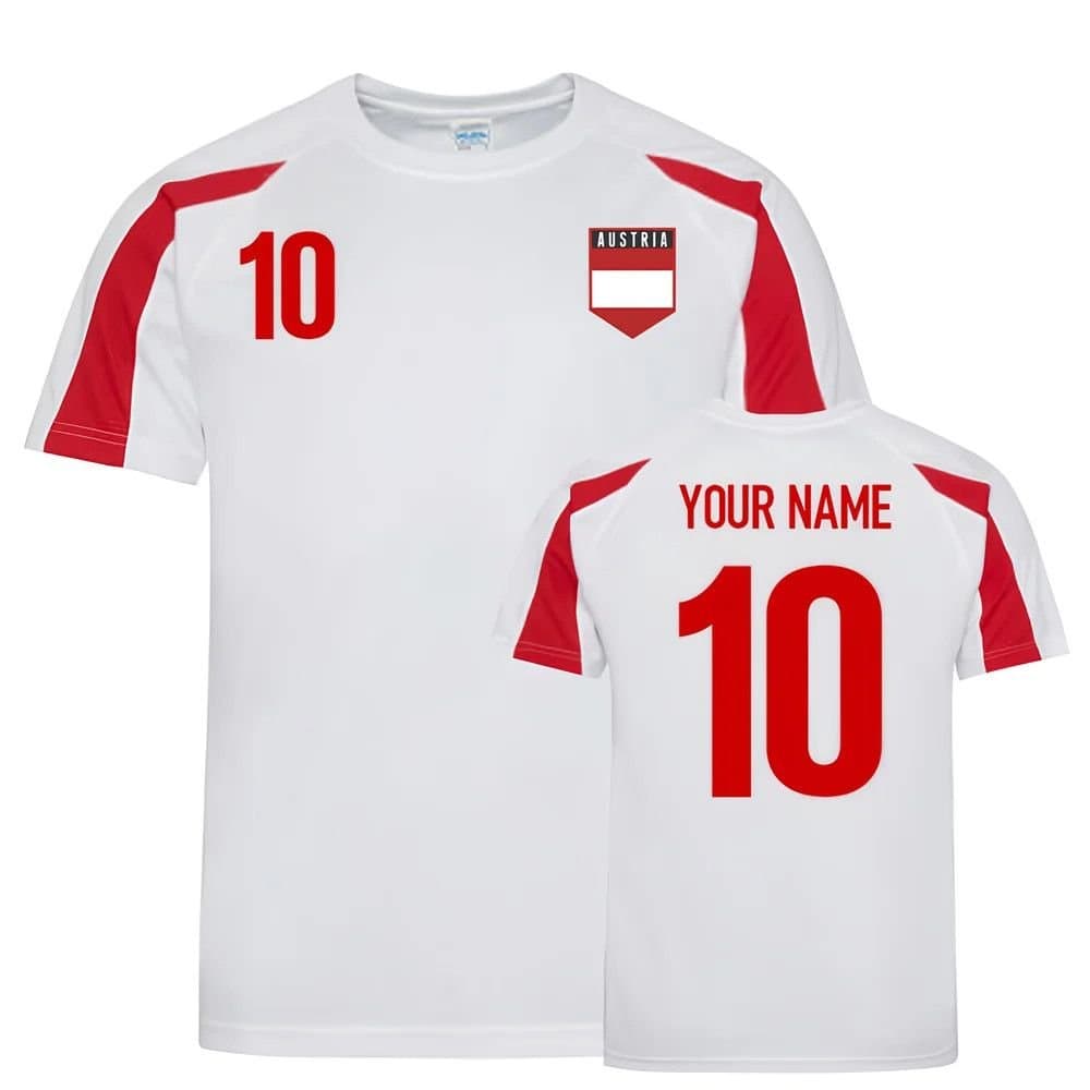 Austria Austria Men's Personalised Sports Training Jersey Your Name