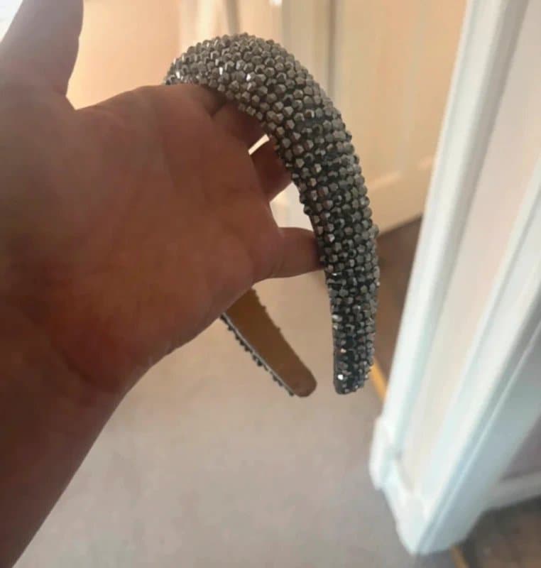 ASOS Silver embellished headband