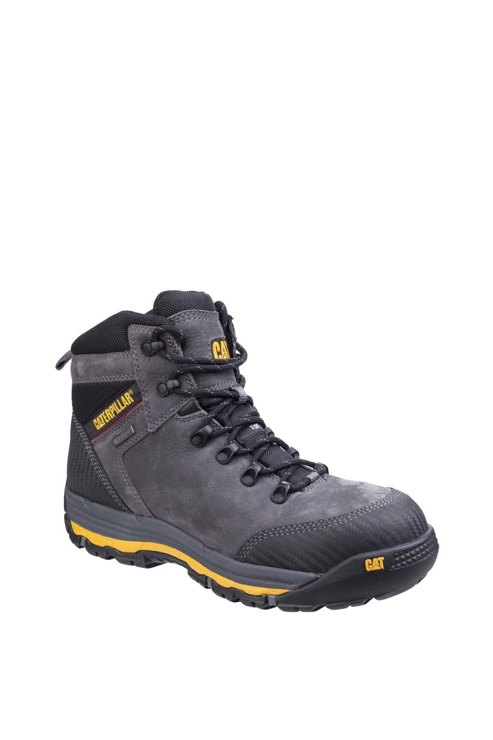 Caterpillar Caterpillar Men's 'Munising' Leather Safety Boots in Grey - 2