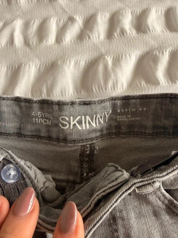 Primark Grey Skinny Jeans | Kids 4-5 Years