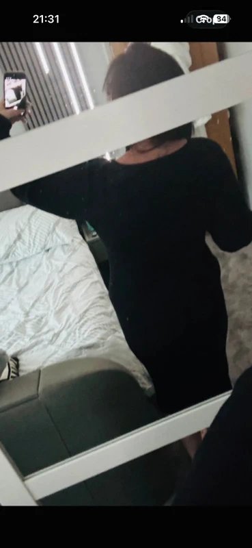 New Look New look heavy ribbed corset style wool effect dress size 16 - 1