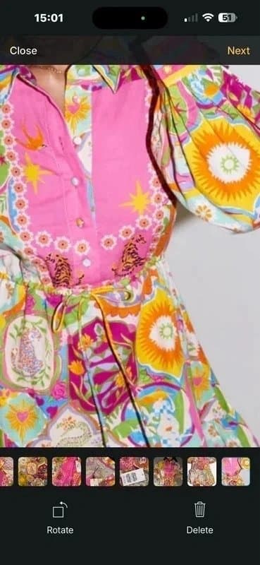 Never Fully Dressed Never Fully Dressed Mosaic Savannah Mini Dress Size 14 NEW