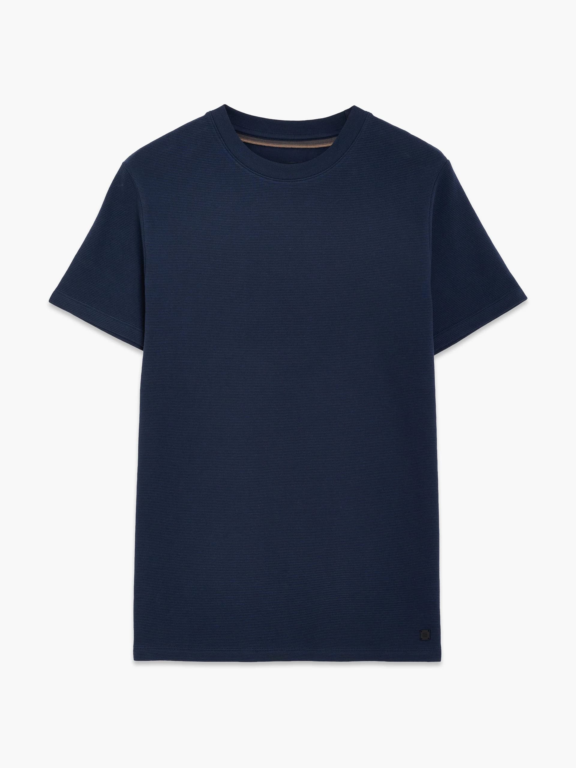 French Connection French Connection Navy Blue Ottoman Crew Neck T-Shirt