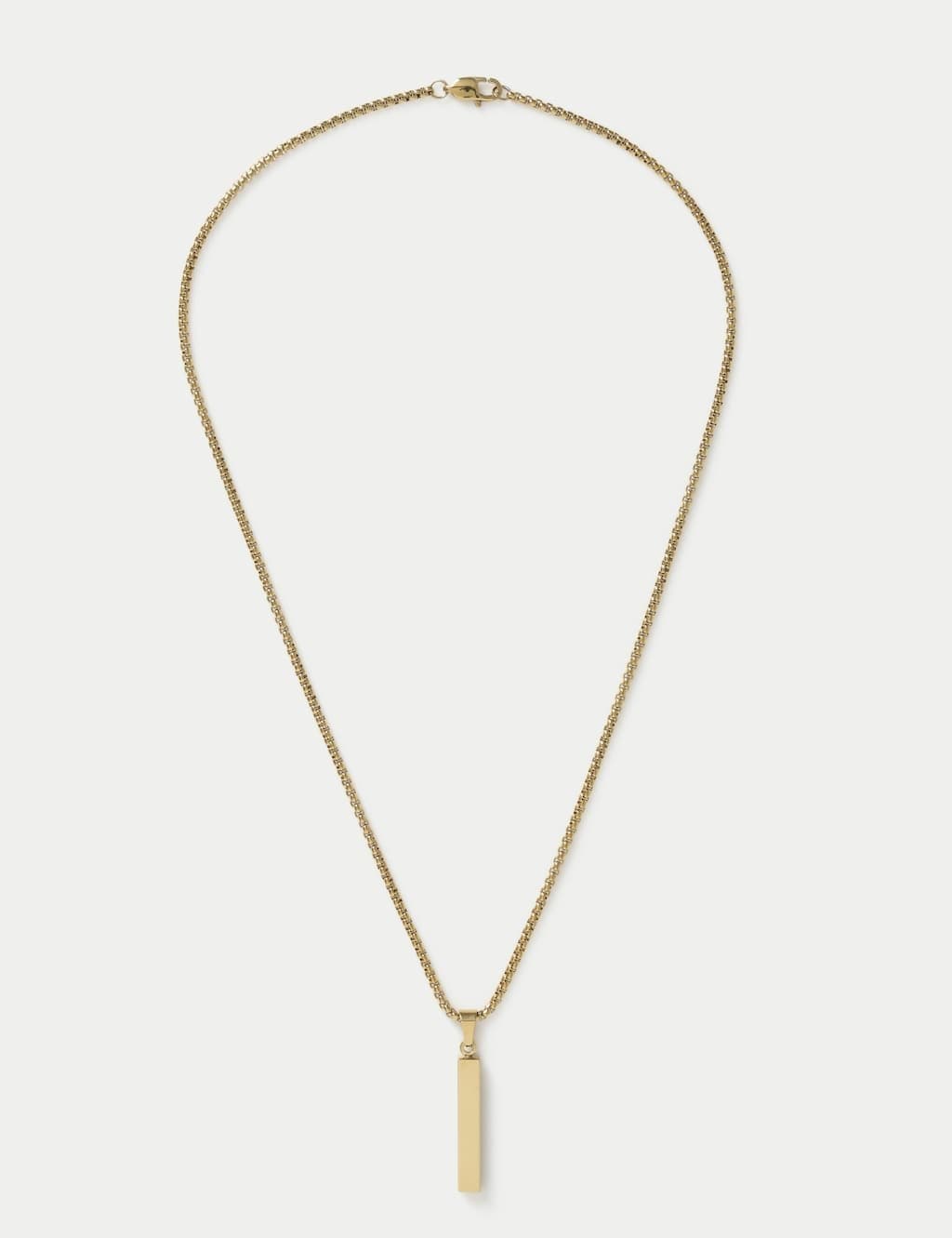 Marks & Spencer M&S Bar Pendant Necklace Gold