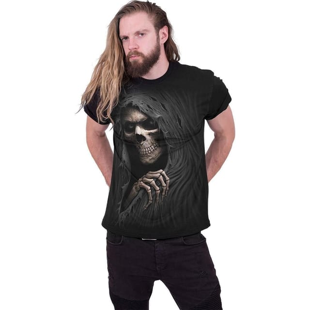 Spiral Spiral Men's GRIM RIPPER - T-Shirt Black - 3