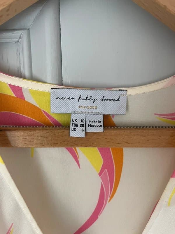Never Fully Dressed Never Fully Dressed Multicoloured Midi Dress