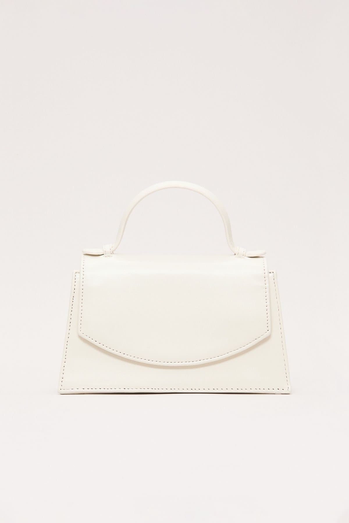 Phase Eight Phase Eight Ivory Leather Clutch Bag