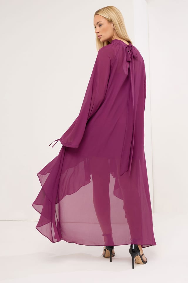 Star By Julien Macdonald Star by Julien Macdonald Women's Dipped Hem Maxi Dress in Purple - 3