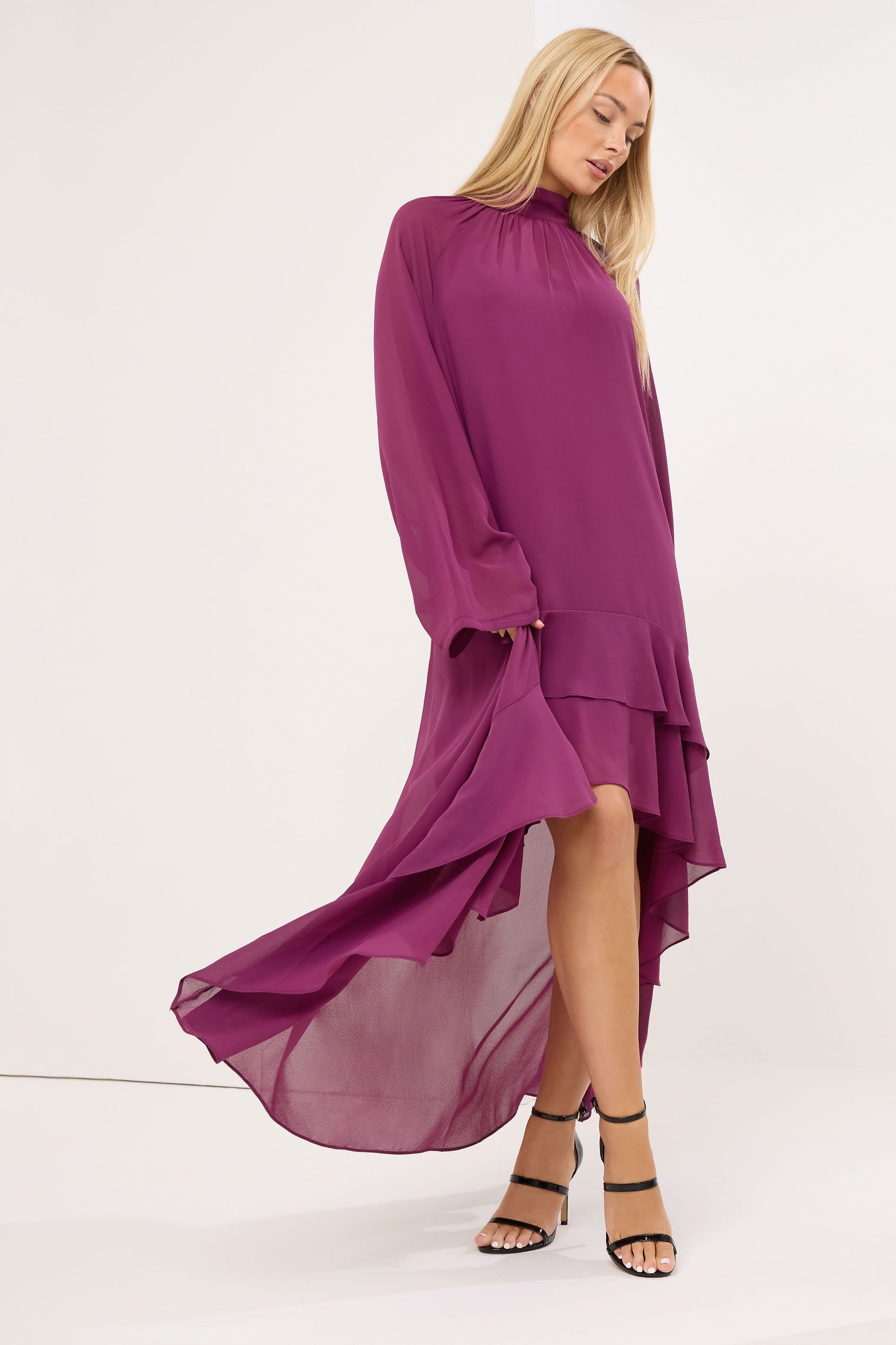 Star By Julien Macdonald Star by Julien Macdonald Women's Dipped Hem Maxi Dress in Purple - 4